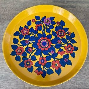 Vintage metal flower tray